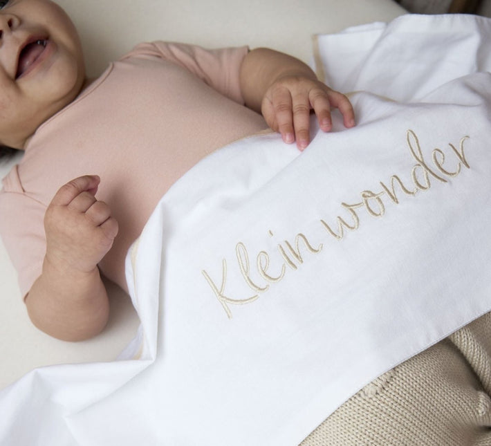 Ledikant laken Klein Wonder - soft sand - 100x150cm - 0.3 TOG - Babywinkel - 4054703696226