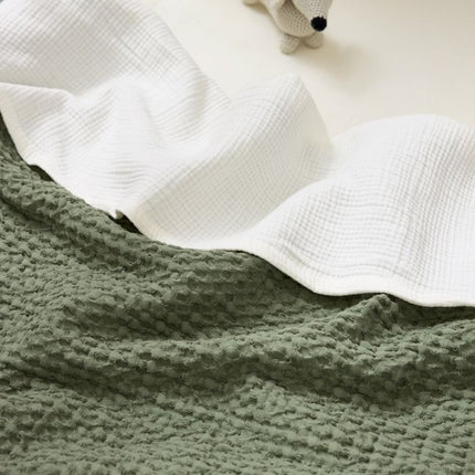 Ledikant laken pre - washed hydrofiel Uni - natural - 100x150cm - 0.3 TOG - Babywinkel - 4054703607628