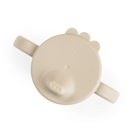 Leerbeker met tuit en handvatten Celebration Sand koop je bij Babywinkel