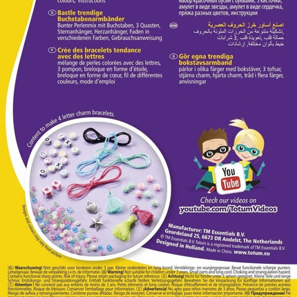 Letter Armbandjes Maken - Babywinkel - 8714274029781