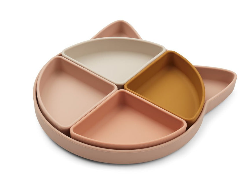 Liewood Babybord Arne Cat Rose koop je bij Babywinkel