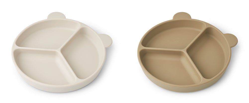 Liewood Babybord Stacy Sandy/Oat 2St koop je bij Babywinkel