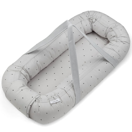 Liewood Babynestje Gro Classic Dot Dumbo Grey - Liewood - Babywinkel - 5713370008013