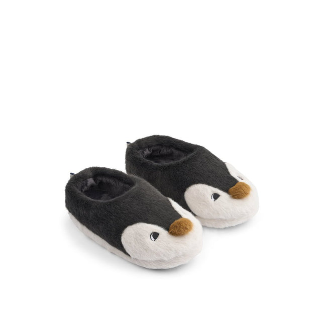 Liewood Babyslofjes Aviaja Penguin Sandy/ Dark Green koop je bij Babywinkel