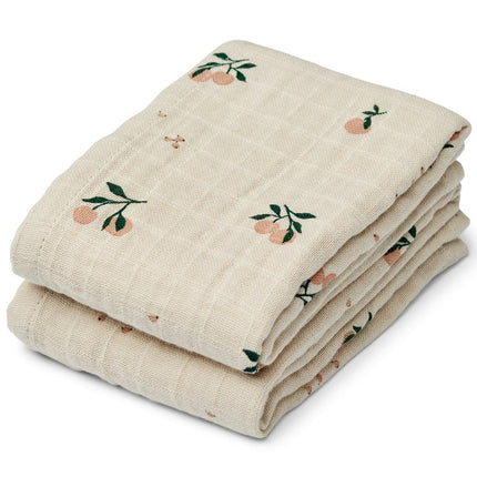 Liewood Hydrofiele Doek Lewis Peach/Sea Shell 2St koop je bij Babywinkel