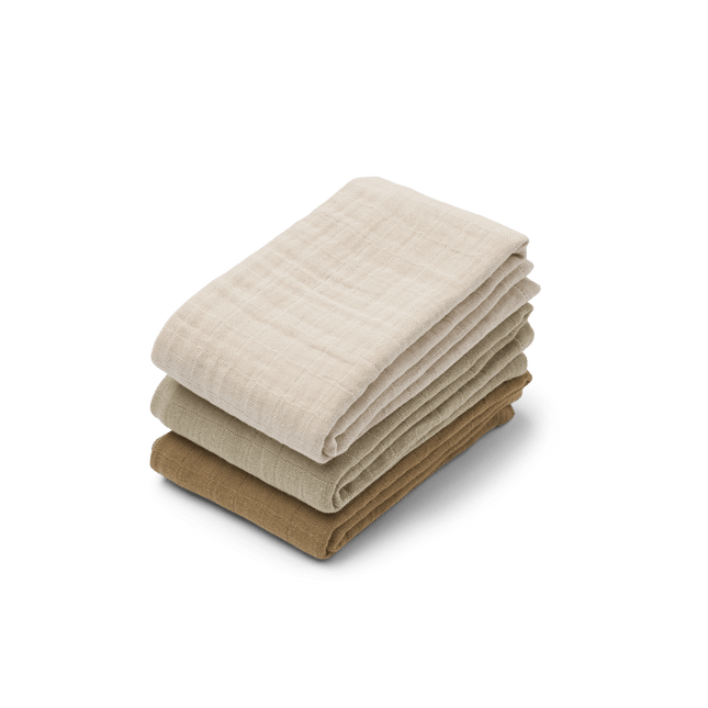 Liewood Hydrofiele Doek Lewis Sandy 3St - Liewood - Babywinkel - 5715493468255