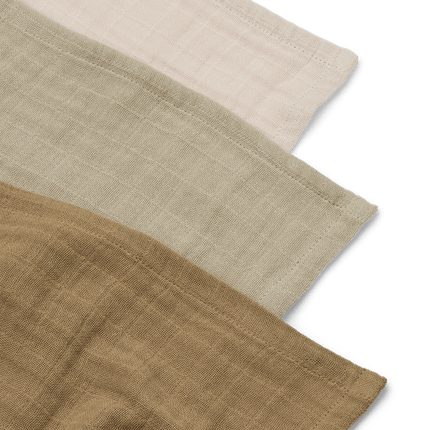 Liewood Hydrofiele Doek Lewis Sandy 3St - Liewood - Babywinkel - 5715493468255