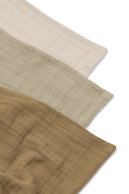 Liewood Hydrofiele Doek Lewis Sandy 3St - Liewood - Babywinkel - 5715493468255