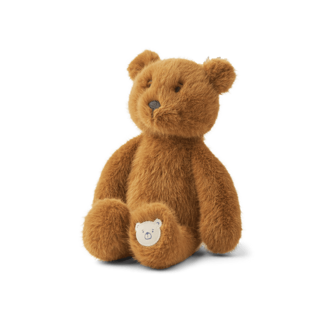 Liewood Knuffel Binnie Bear Small Golden Caramel koop je bij Babywinkel