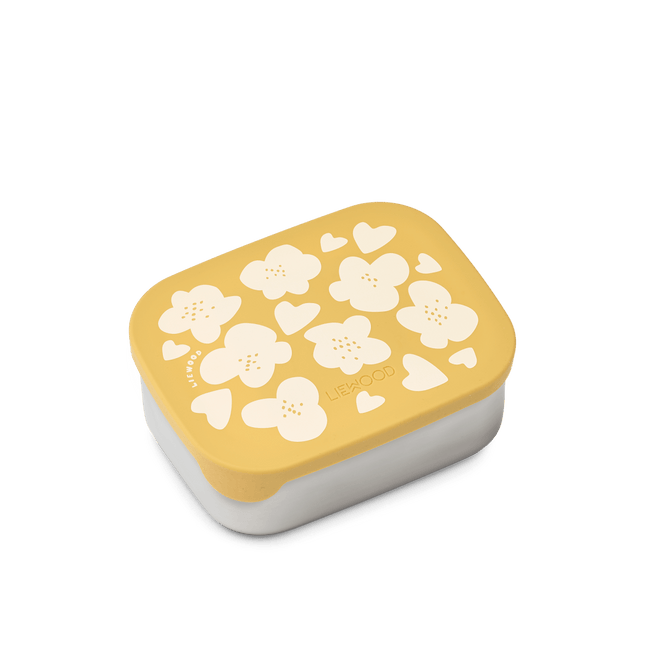 Liewood Lunchbox Arthur Flower / Lemon yellow koop je bij Babywinkel