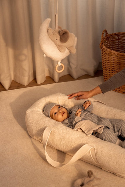 Liewood Muziekmobiel Mandy Elephant Mist Sandy koop je bij Babywinkel