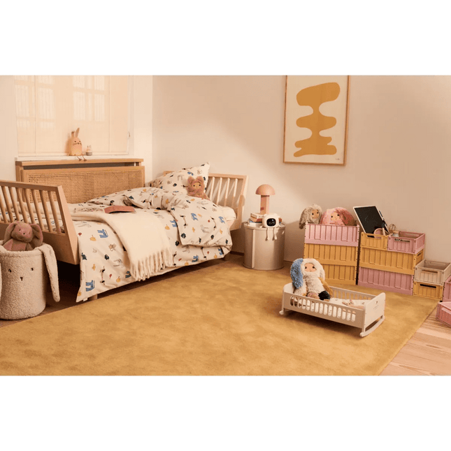 Liewood Opbergmand Morley Rabbit Pile Mist koop je bij Babywinkel