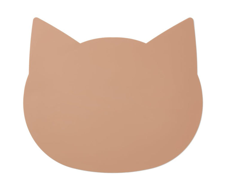 Liewood Placemat Aura Cat Dark Rose - Liewood - Babywinkel - 5715493468262