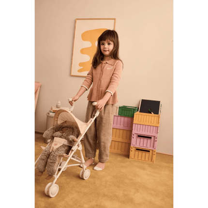 Liewood Poppenbuggy Y/D Stripe Pale Tuscany / Creme De La Creme koop je bij Babywinkel