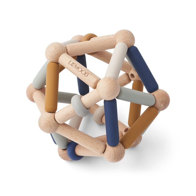 Liewood Rammelaar Annemette Sensorisch Dove Blue Multi Mix koop je bij Babywinkel
