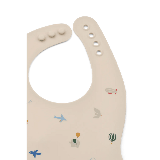 Liewood Slabbetje Ember Printed Flying / Sandy 2St koop je bij Babywinkel