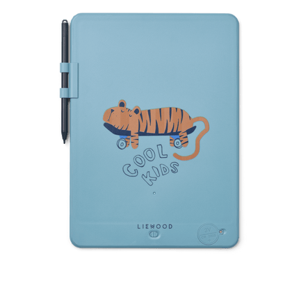 Liewood Tekentablet Tiger / Beach blue 25,4cm koop je bij Babywinkel