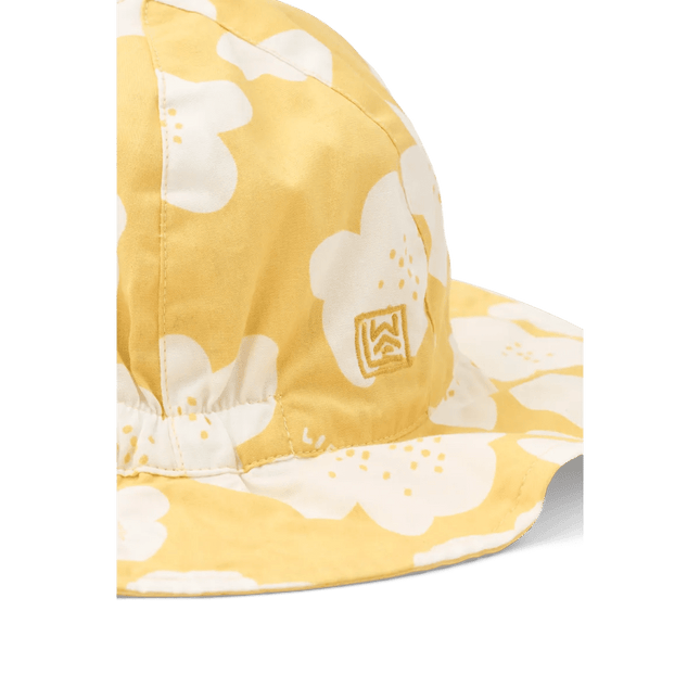 Liewood Zonnehoedje Baby Flower / Lemon Yellow koop je bij Babywinkel