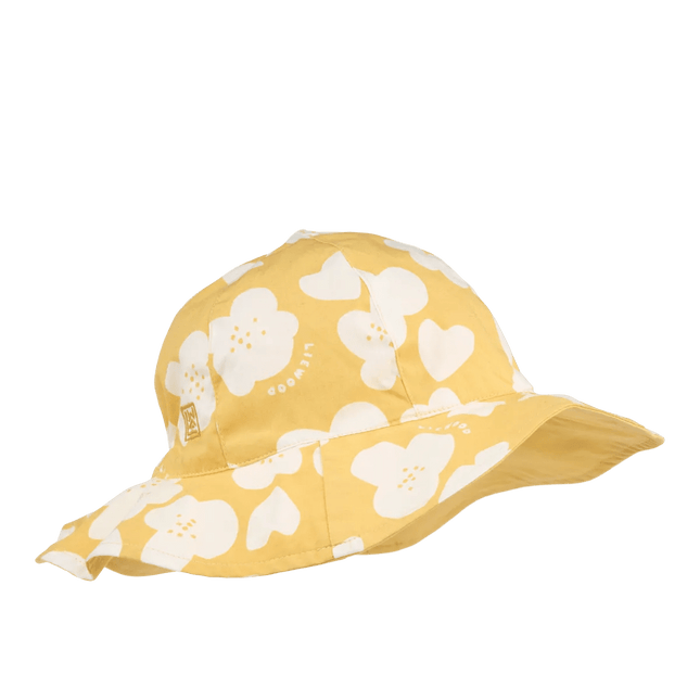 Liewood Zonnehoedje Baby Flower / Lemon Yellow koop je bij Babywinkel
