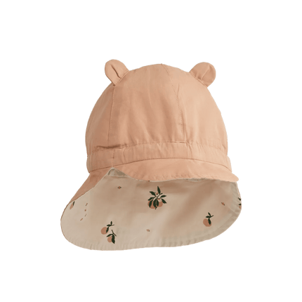 Liewood Zonnehoedje Baby Gorm Omkeerbare Peach / Seashell / Pale Tuscany koop je bij Babywinkel