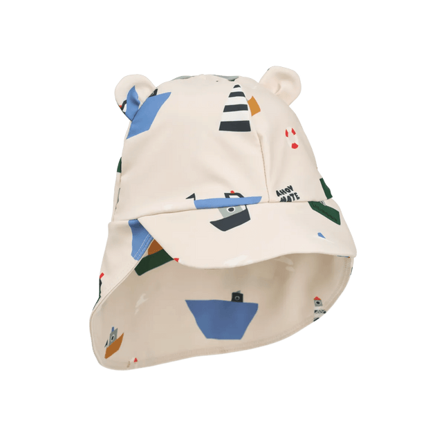 Liewood Zonnehoedje Baby Sailing / Sandy koop je bij Babywinkel