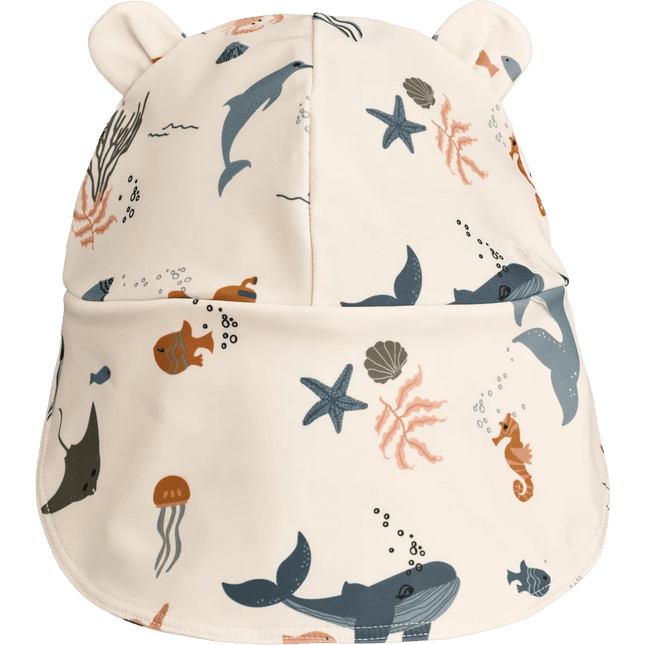 Liewood Zonnehoedje Baby Sea Creature / Sandy koop je bij Babywinkel