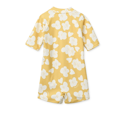 Liewood Zwempak Kind Max Flower / Lemon Yellow koop je bij Babywinkel