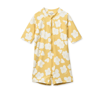 Liewood Zwempak Kind Max Flower / Lemon Yellow koop je bij Babywinkel