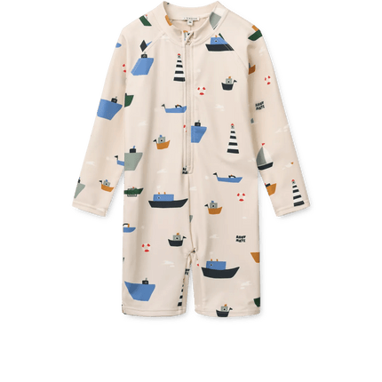 Liewood Zwempak Kind Max Sailing / Sandy koop je bij Babywinkel