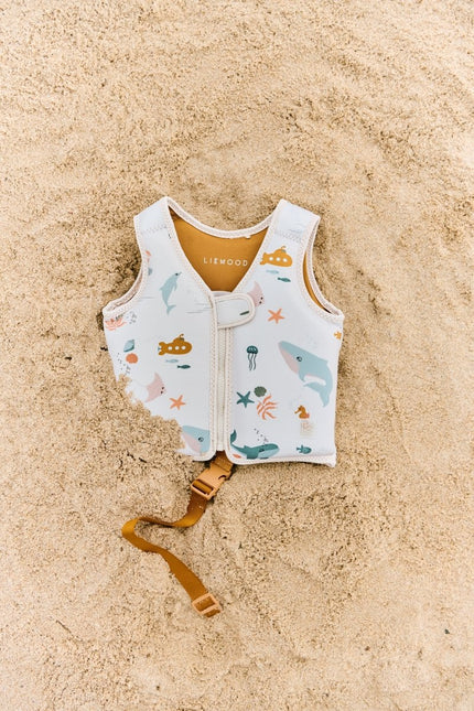 Liewood Zwemvest Dove Sea Creature / Sandy koop je bij Babywinkel