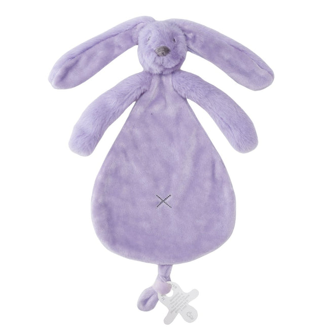Lilac Recycled Rabbit Richie Knuffeldoekje - 25cm - Babywinkel - 8711811115877