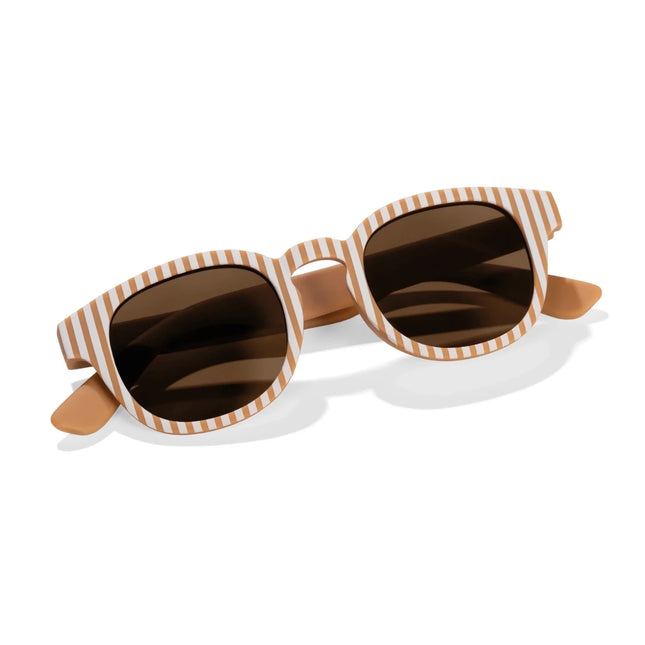 Little Dutch Baby Zonnebril Ocean Brown Stripes koop je bij Babywinkel