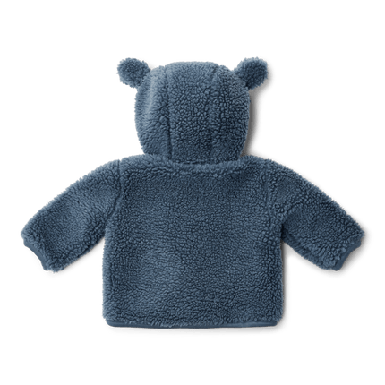 Little Dutch Babyjasje Teddy Stone Blue - Babywinkel - 8721122583494