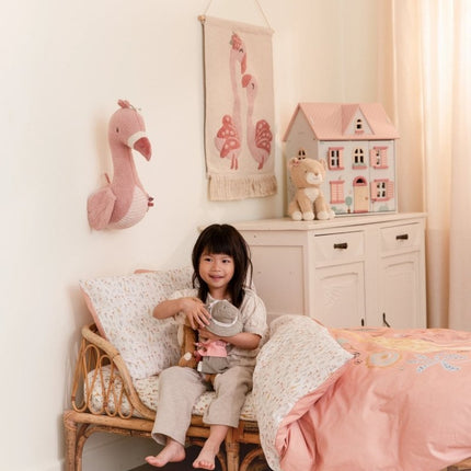 Little Dutch Dekbedovertrek Peuter Blooming Safari Roze koop je bij Babywinkel