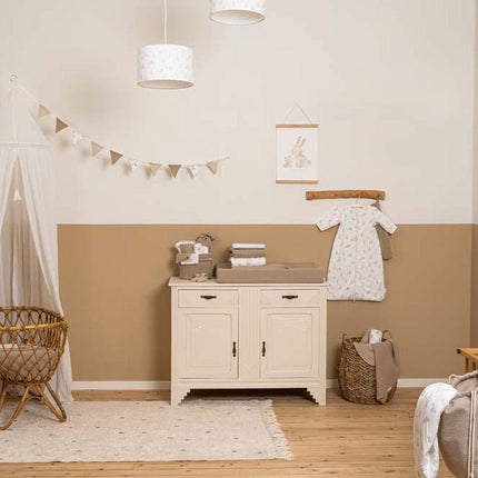<tc>Little Dutch</tc> Prześcieradło Cradle White Baby Bunny