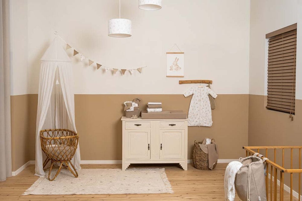 <tc>Little Dutch</tc> Prześcieradło Cradle White Baby Bunny