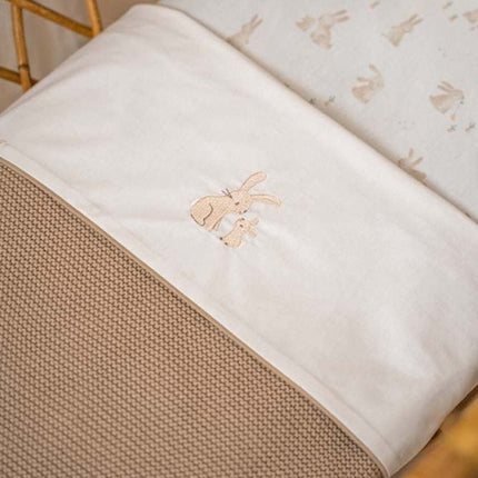 <tc>Little Dutch</tc> Prześcieradło Cradle White Baby Bunny