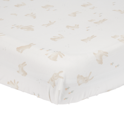 <tc>Little Dutch</tc> Prześcieradło Cradle White Baby Bunny