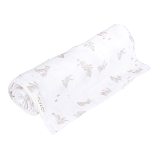 <tc>Little Dutch</tc> Kocyk do przewijania Hydrofilowy 120Cm Baby Bunny