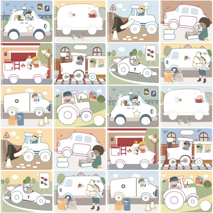 Little Dutch Kleurboek Jim Voertuigen koop je bij Babywinkel