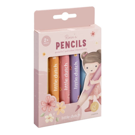 Little Dutch Kleurpotloden Rosa koop je bij Babywinkel