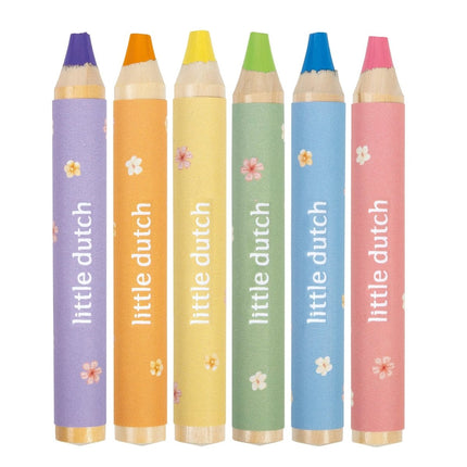 Little Dutch Kleurpotloden Rosa koop je bij Babywinkel
