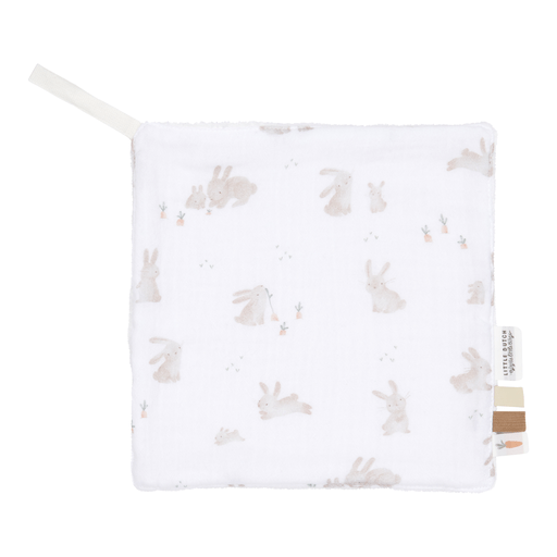 Little Dutch Knuffeldoekje Hydrofiel Wit Baby Bunny 20X20Cm - Babywinkel - 8721122585245