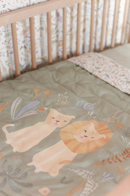 Little Dutch Ledikantdeken Groen Safari Wonders koop je bij Babywinkel