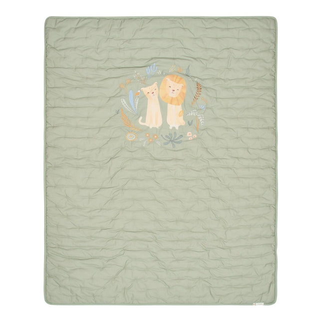 Little Dutch Ledikantdeken Groen Safari Wonders koop je bij Babywinkel
