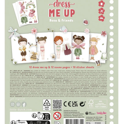 Little Dutch Magnetenboek Rosa Fairy Garden 24 Bladzijdes koop je bij Babywinkel