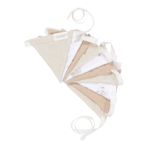 <tc>Little Dutch</tc> Garland Hydrophilic White Beige Baby Bunny