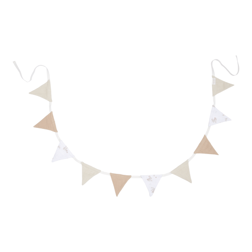 <tc>Little Dutch</tc> Garland Hydrophilic White Beige Baby Bunny
