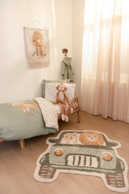 Little Dutch Vloerkleed Safari Jeep koop je bij Babywinkel