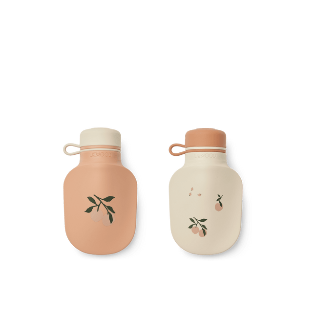 Lizzie Smoothie - fles, 2 stuks Peach / Sea shell koop je bij Babywinkel